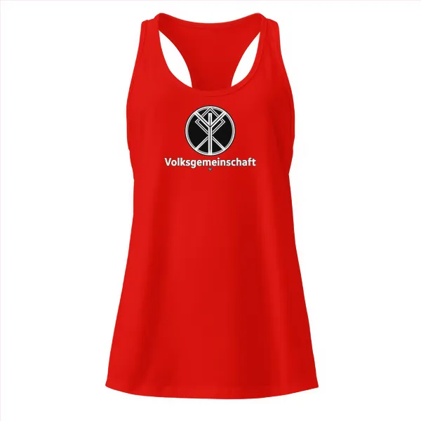 Volksgemeinschaft - Ladies • Razorback Tank • Premium - Image 3
