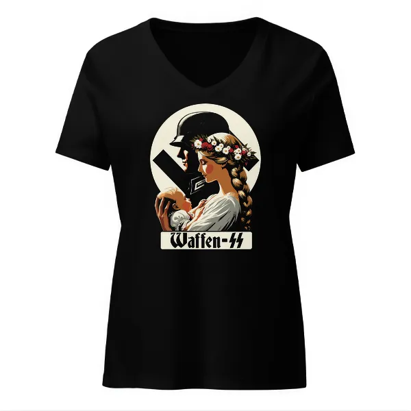 Waffen SS Family - Ladies • T-shirt • V-neck • Premium