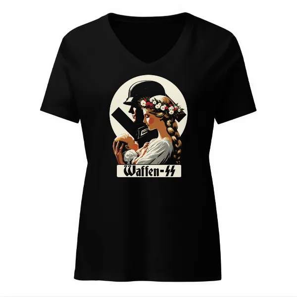 Waffen SS Family - Ladies • T-shirt • V-neck • Basic