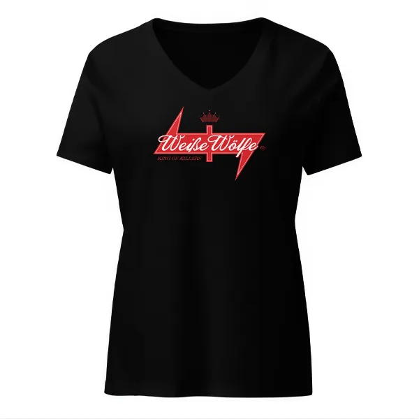 Weibe Wolfe - Ladies • T-shirt • V-neck • Premium