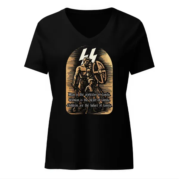 White Family SS - Ladies • T-shirt • V-neck • Premium