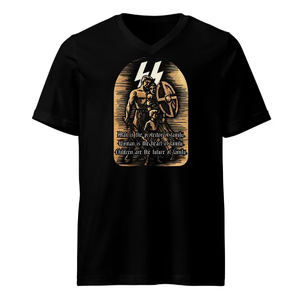 White Family SS - Mens • T-shirt • V-neck • Basic