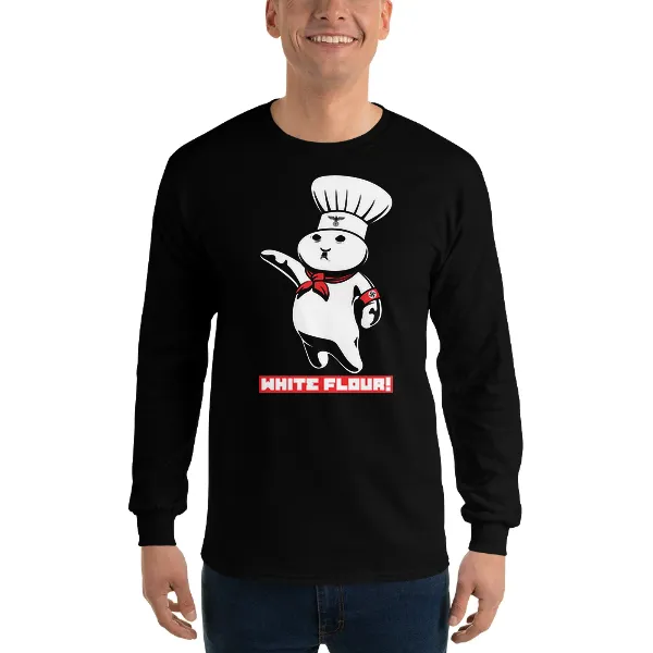 White Flour - Mens • T-shirt • Long Sleeve • Basic