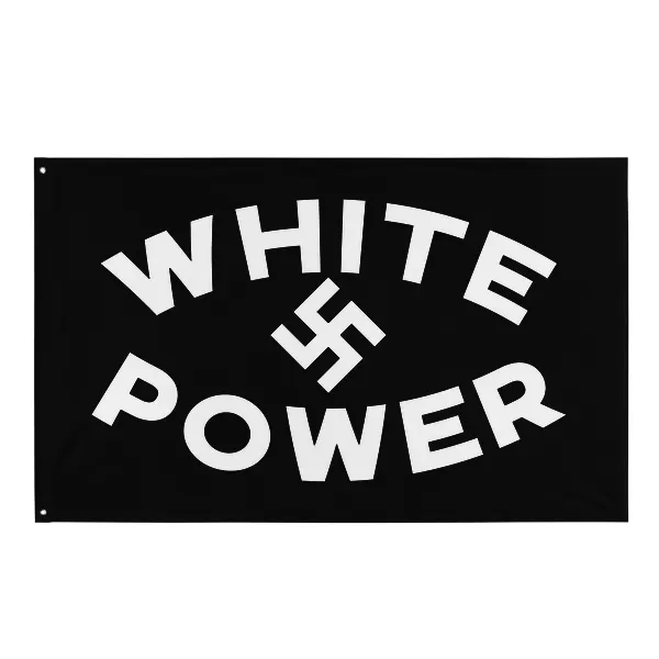 White Power - Flag • Small