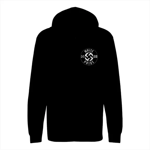 White Pride Swasika 1488 - Mens • Full-Zip Hoodie • Premium