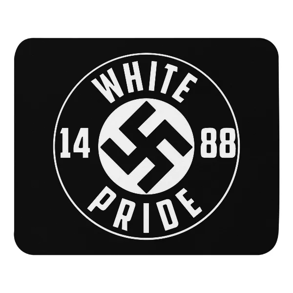White Pride Swasika 1488 - Mouse Pad