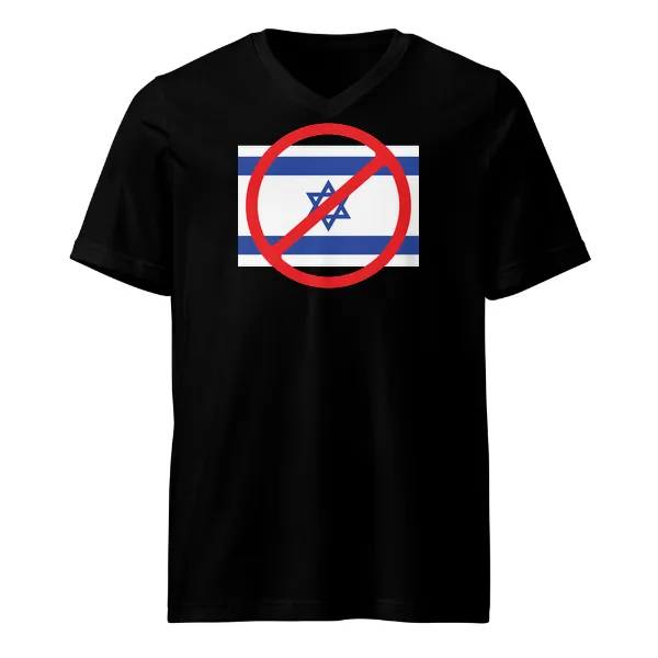 X Israel - Mens • T-shirt • V-neck • Basic