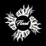 Flood Logo on blk