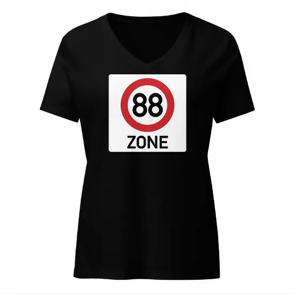 88 Zone - Ladies • T-shirt • V-neck • Basic