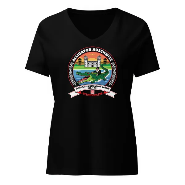 Alligator Auschwitz - Ladies • T-shirt • V-neck • Premium