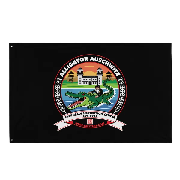 Alligator Auschwitz - Flag • Small
