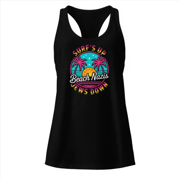 Beach Nazis Miami - Ladies • Razorback Tank • Premium