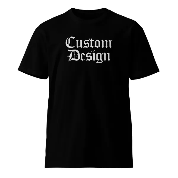 Custom Design - Mens • T-shirt • Crew • Supreme