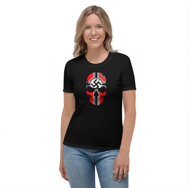 Flood Skull - Ladies • T-shirt • Crew • Basic