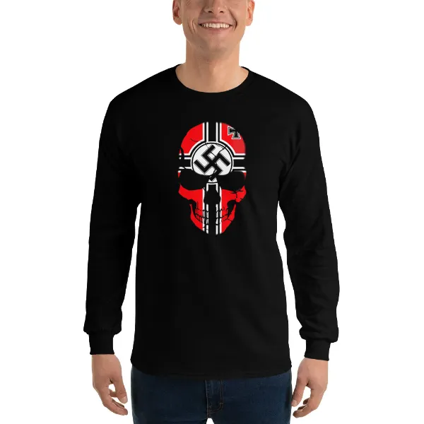 Flood Skull - Mens • T-shirt • Long Sleeve • Basic