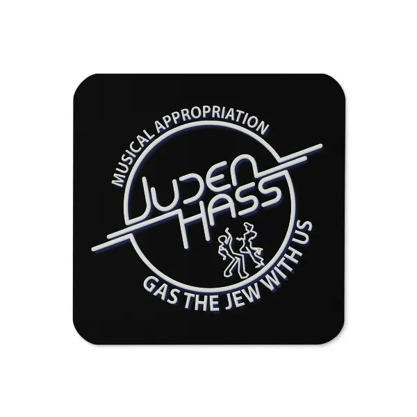 Gas The Jew With Us - Coaster
