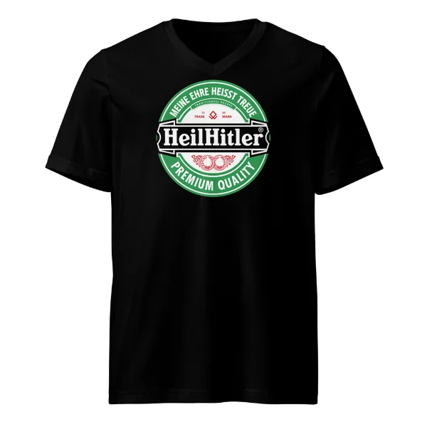 Heil Hitler Beer - Mens • T-shirt • V-neck • Basic