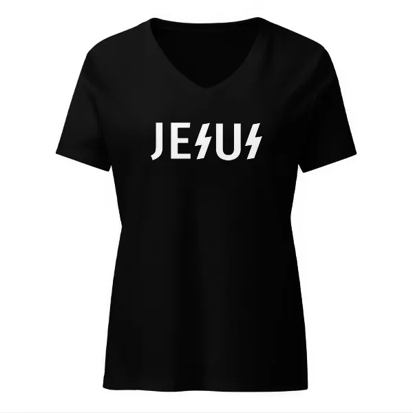 Jesus SS - Ladies • T-shirt • V-neck • Premium