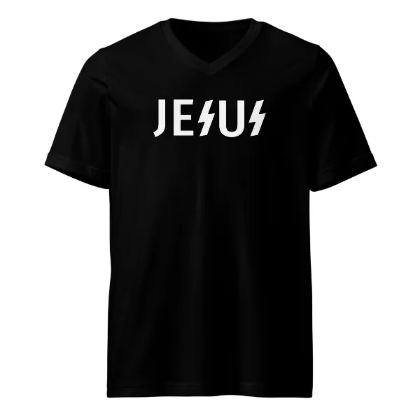 Jesus SS - Mens • T-shirt • V-neck • Premium