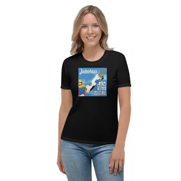Jew Free World - Ladies • T-shirt • Crew • Basic