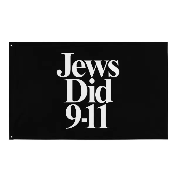 Jews Did 911 - Flag • Small
