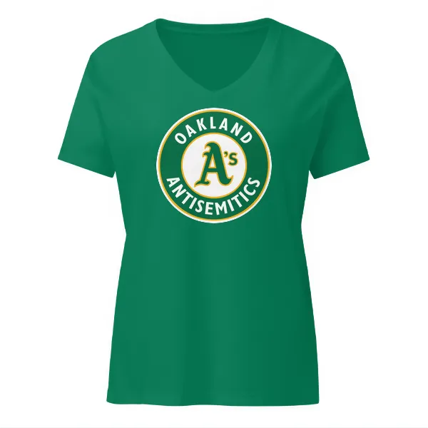 Oakland Antisemitics - Ladies • T-shirt • V-neck • Premium