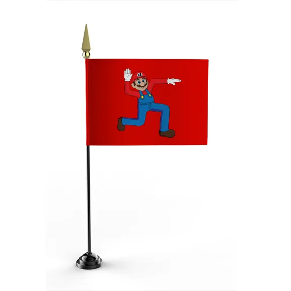 Super Swasi Mario - Flag • Mini - Image 3