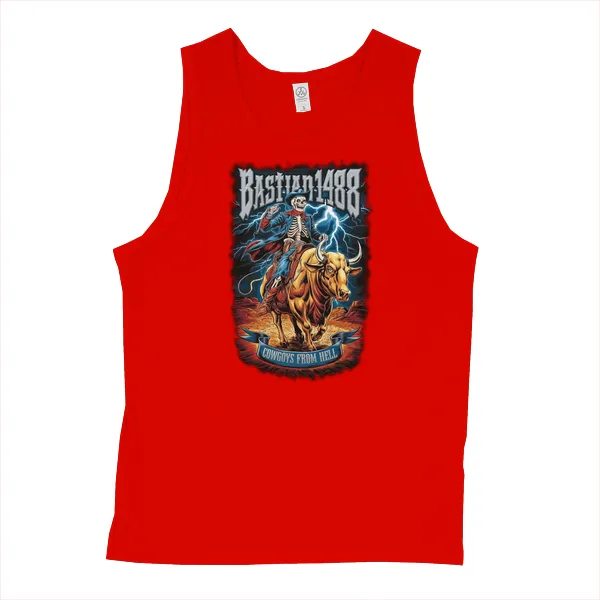 Bastian 1488 Cowgoy From Hell - Mens • Tank Top • Basic - Image 3