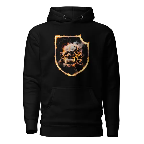 Blazing Panzer Totenkopf - Mens • Hoodie • Premium