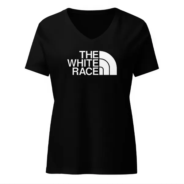 The White Race - Ladies • T-shirt • V-neck • Premium