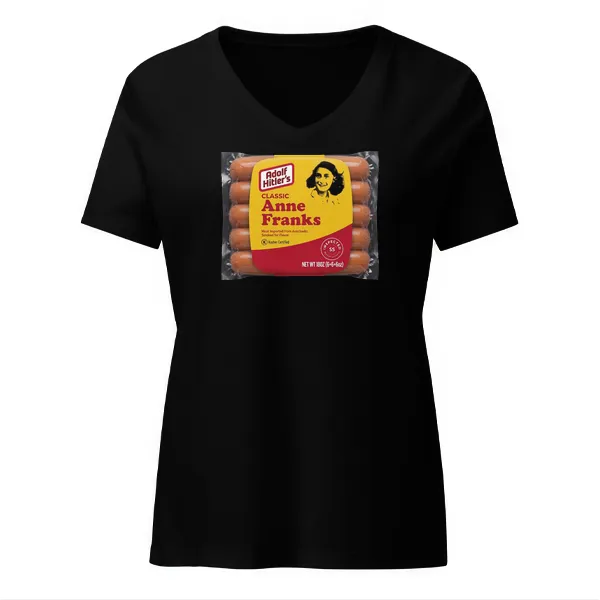Anne Franks - Ladies • T-shirt • V-neck • Basic