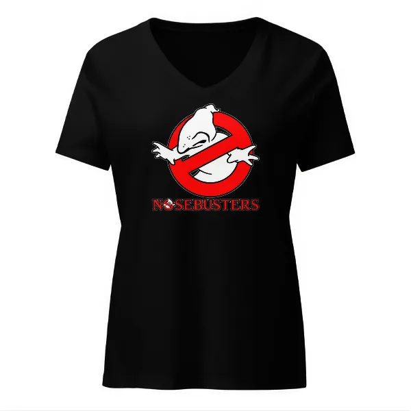 Nosebusters - Ladies • T-shirt • V-neck • Basic
