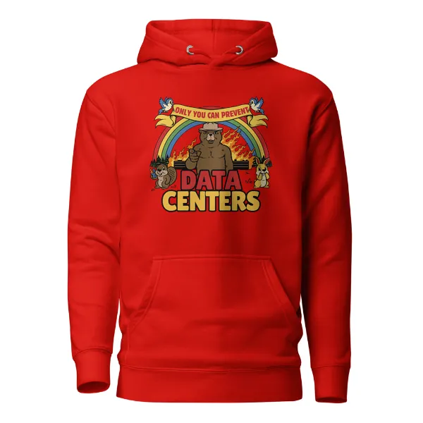 Only You Can Prevent Data Centers - Mens • Hoodie • Premium - Image 3