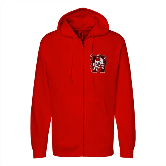 SS Totenkopf - Mens • Full-Zip Hoodie • Premium - Image 3