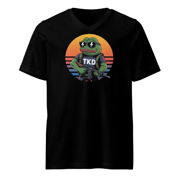 TKD Pepe - Mens • T-shirt • V-neck • Basic