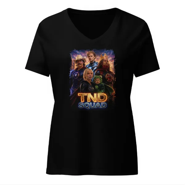 TND Squad - Ladies • T-shirt • V-neck • Premium