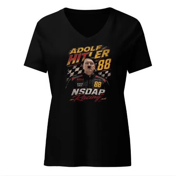 Hitler Racing Team - Ladies • T-shirt • V-neck • Premium