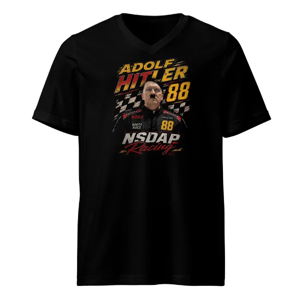 Hitler Racing Team - Mens • T-shirt • V-neck • Premium