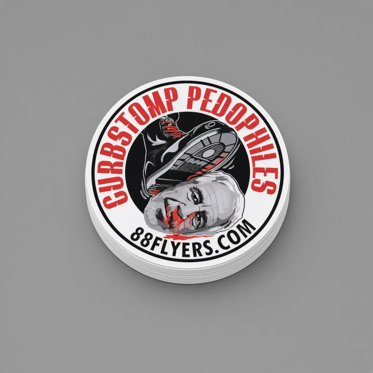 Curbstomp Epstein Pedophiles • Sticker