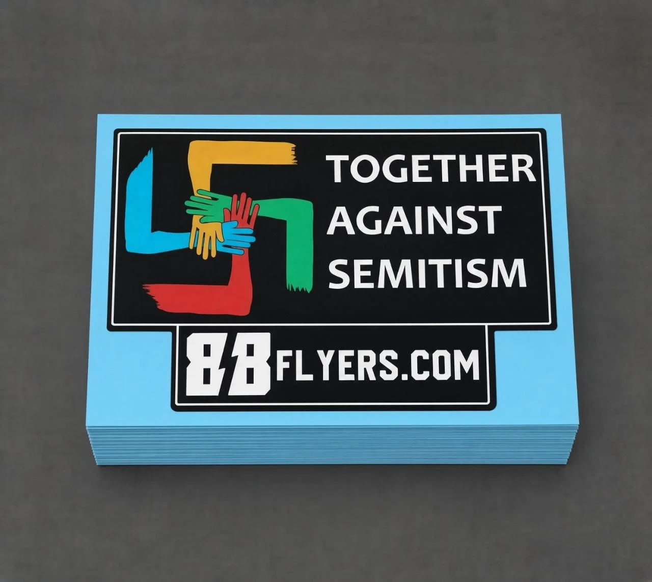 Together Against Semitism • Sticker